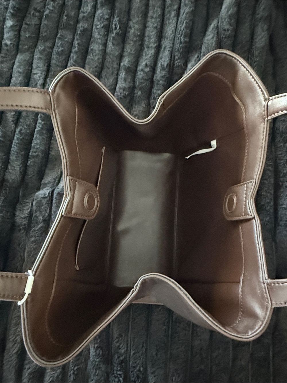 JW PEI Dumpling Bag Dark Brown V-Cut Tote - Picture 5 of 11